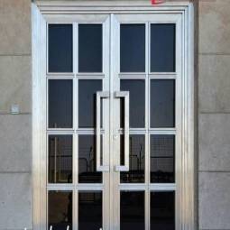 درب استیل دو لنگه ضد سرقت مدل s5