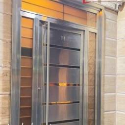 درب استیل ورودی مدل s25